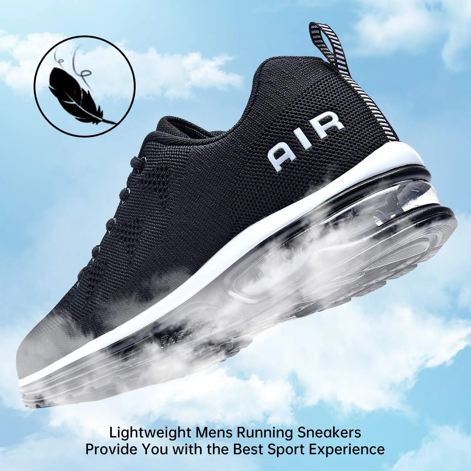 MEHOTO Mens Air Running Sneakers, Men Sport Jogging Fitness Gym Walking Lightweight Athletic Shoes