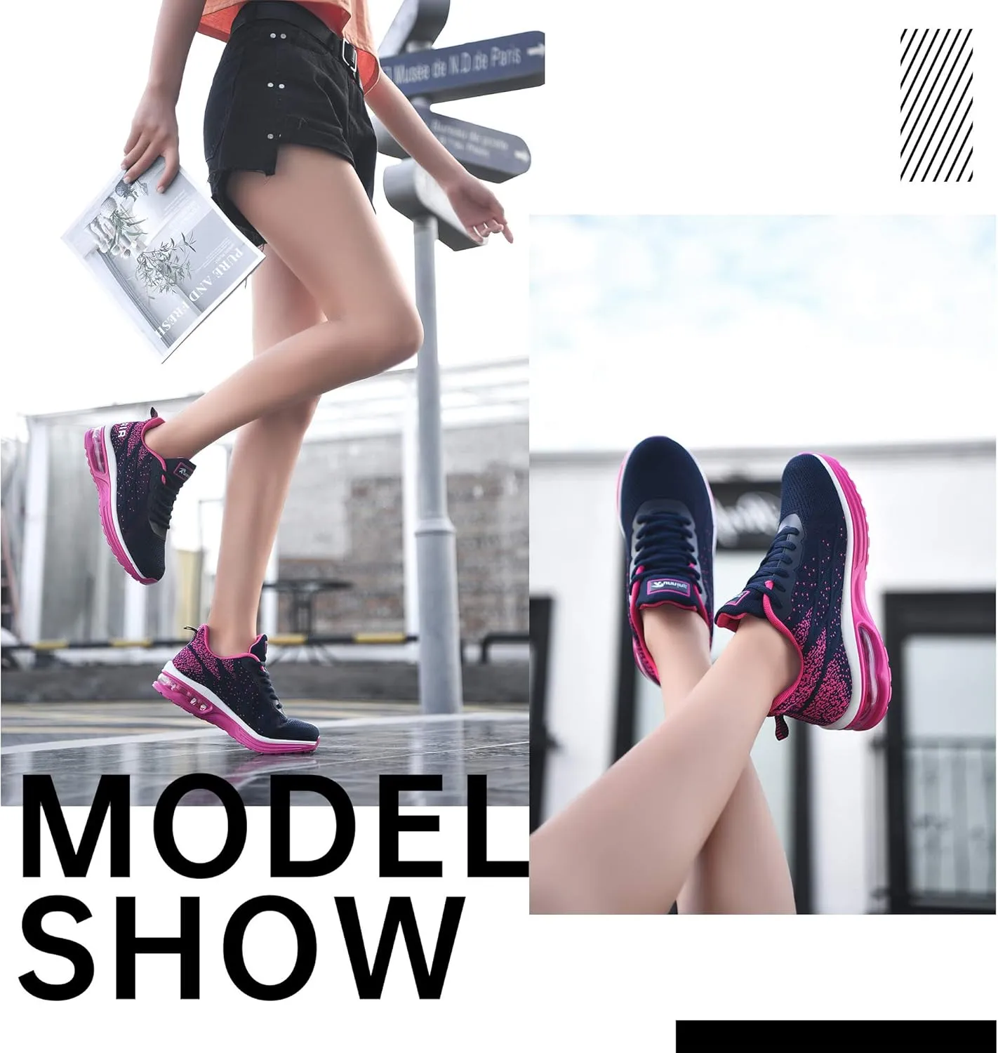MEHOTO Womens Fashion Tennis Walking Shoes Sport Air Fitness Gym Jogging Running Sneakers