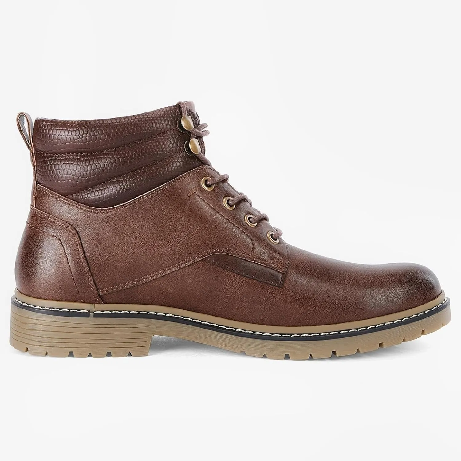 Mens Chukka Boots Motorcycle Casual Hiking Waterproof Lace up Lightweight Combat Ankle Booties Oxford Dress Work Shoes