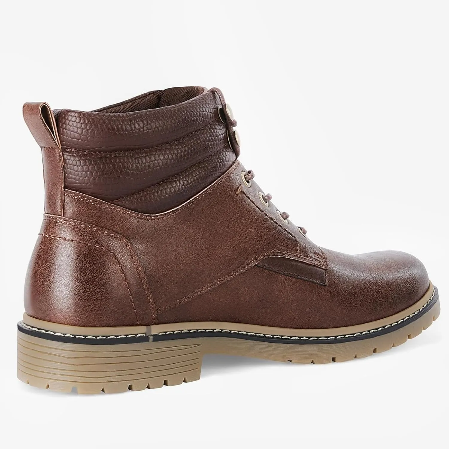 Mens Chukka Boots Motorcycle Casual Hiking Waterproof Lace up Lightweight Combat Ankle Booties Oxford Dress Work Shoes