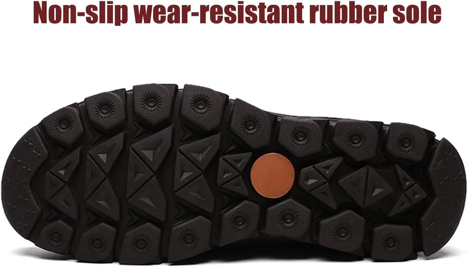 Mens Hiking Shoes Loafers Leather Causal Work Shoes Outdoor Comfortable Walking Shoes Business Shoes
