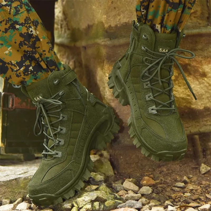 Men's Large Size Outdoor Jungle Hiking Boots, Desert Waterproof Tactical Hiking Shoes
