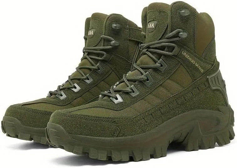 Men's Large Size Outdoor Jungle Hiking Boots, Desert Waterproof Tactical Hiking Shoes