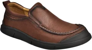 Mens Leather Shoes Loafers Causal Comfortable Walking Shoes Autumn Spring Hiking Shoes