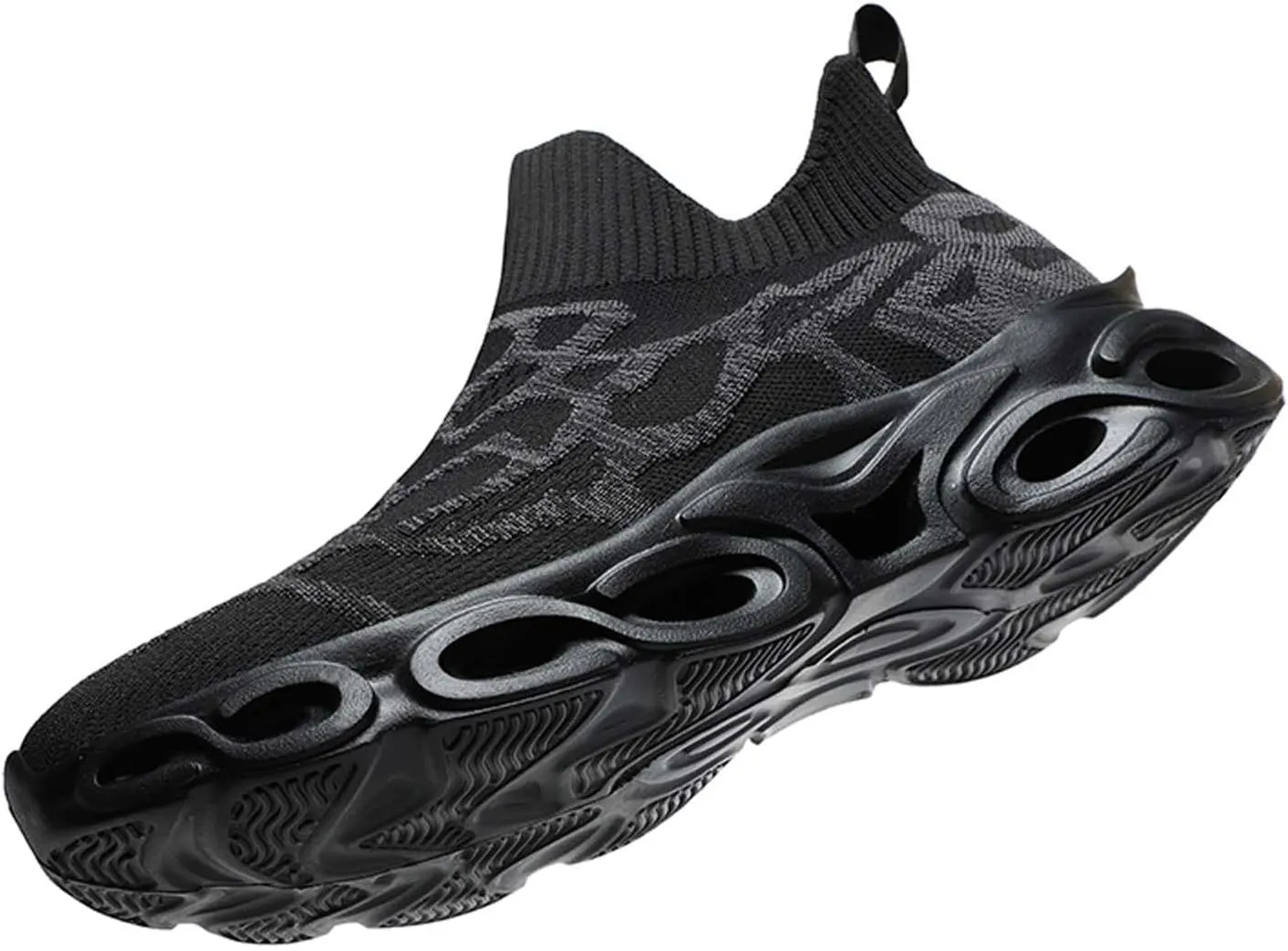 Men's Mens Womens Slip on Loafers Walking Tennis Shoes Laceless Jogging Blade Sneakers Breathable Lightweight