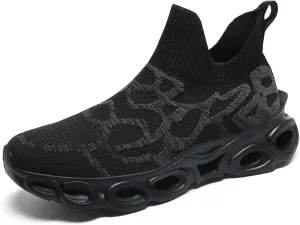 Men's Mens Womens Slip on Loafers Walking Tennis Shoes Laceless Jogging Blade Sneakers Breathable Lightweight