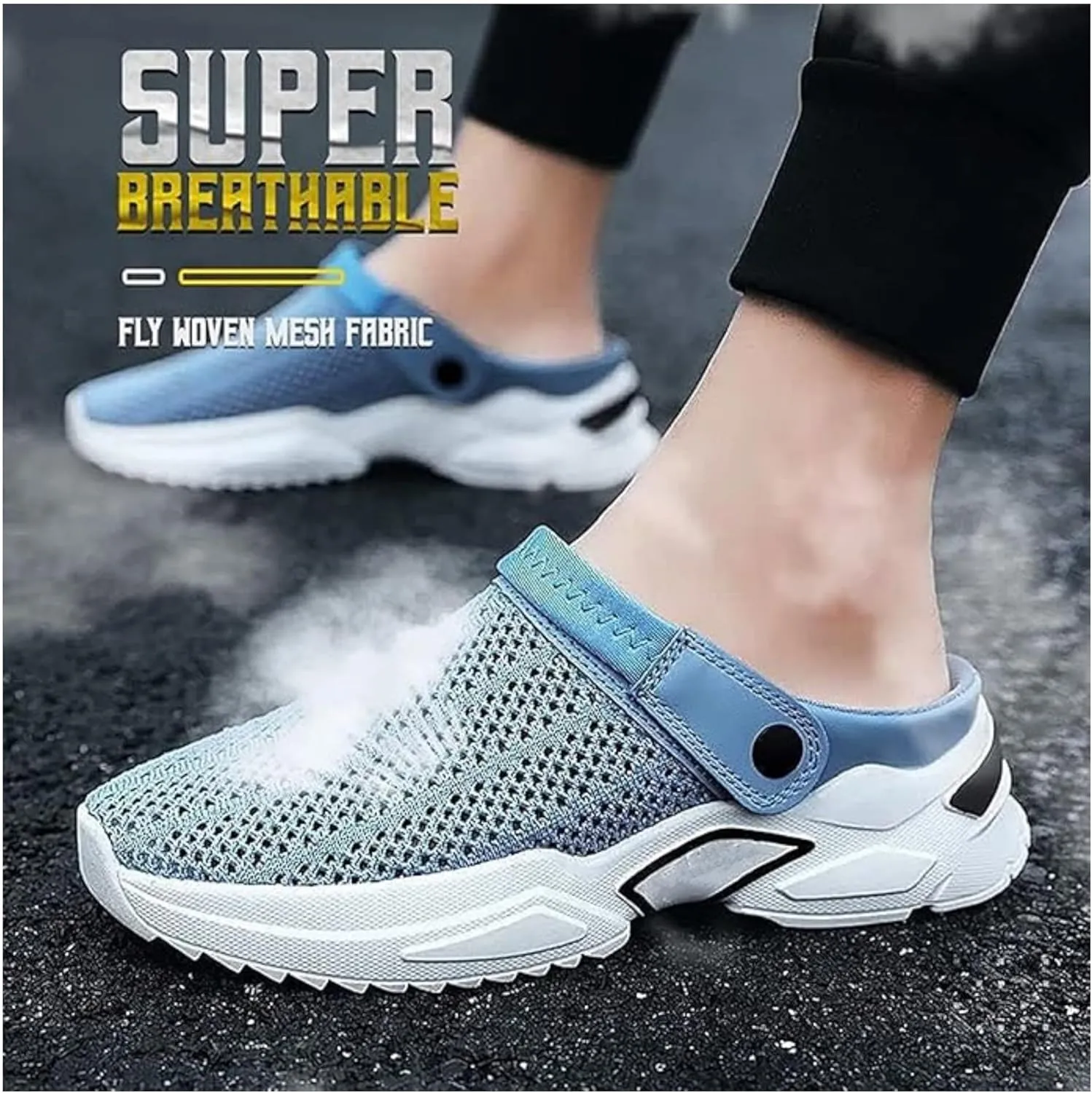 Men's Orthopedic Hollow-Out Summer Sandals,Mesh Shoes Sandals Mens,Orthopedic Diabetic Walking Boat Shoes Breathable Knit Mesh Walking Shoes Beach Sandals with Arch Support