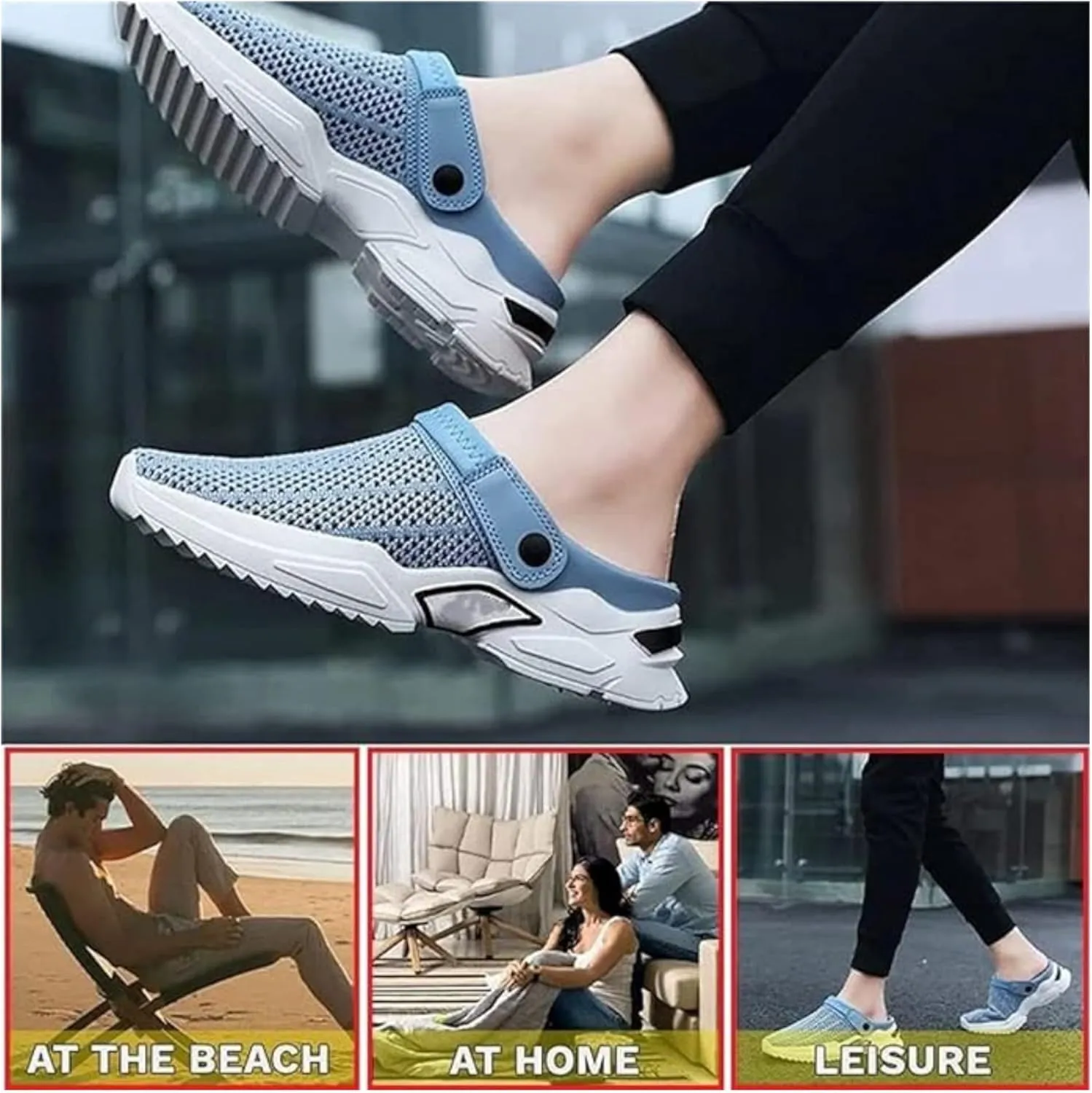 Men's Orthopedic Hollow-Out Summer Sandals,Mesh Shoes Sandals Mens,Orthopedic Diabetic Walking Boat Shoes Breathable Knit Mesh Walking Shoes Beach Sandals with Arch Support