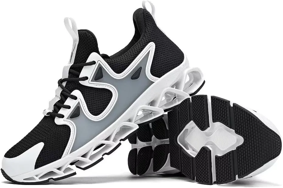 Mens Running Shoes Blade Fashion Sneakers Casual Slip on Tennis Walking Athletic Sport Trainers Zapatillas para Hombre