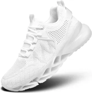 Men's Running Shoes Blade Tennis Walking Fashion Sneakers Breathable Non Slip Gym Sports Work Trainers