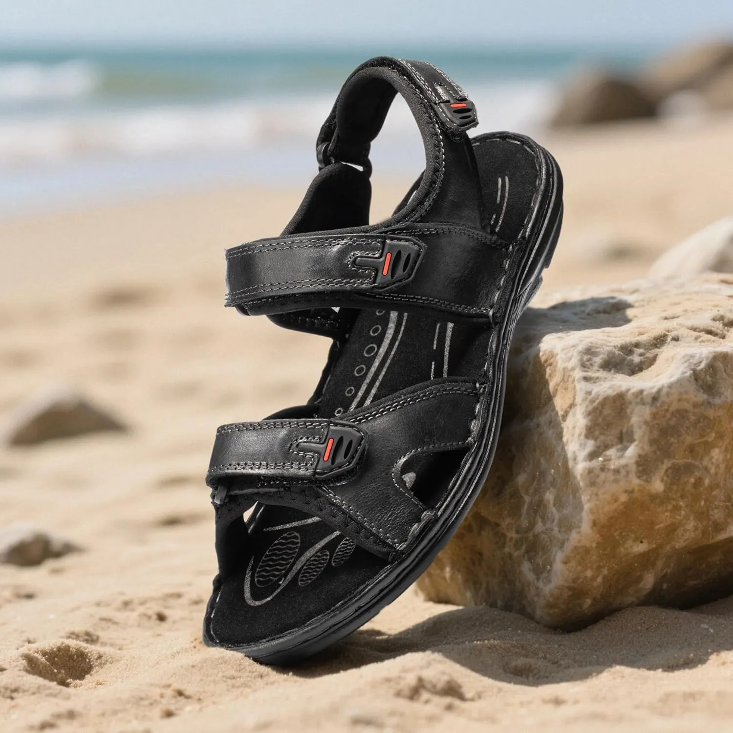 Men's Sandals Non-slip Water Sandals Comfortable Sport Sandals Open Toe Casual Beach Sandals