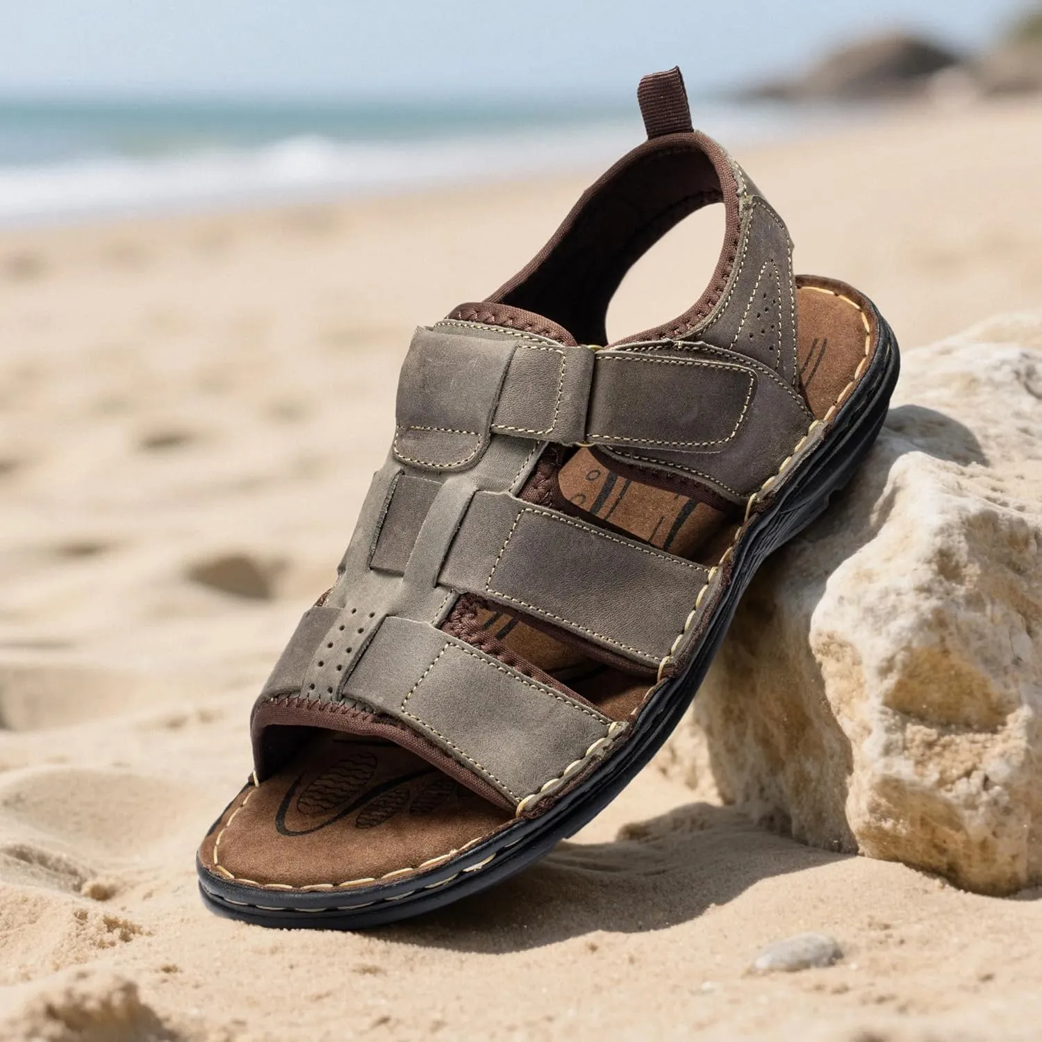 Men's Sandals Non-slip Water Sandals Comfortable Sport Sandals Open Toe Casual Beach Sandals