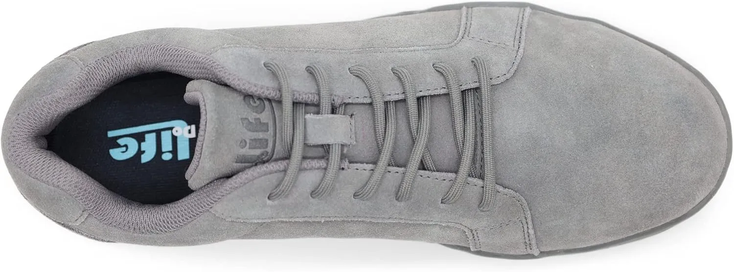Men’s Skate Casual Soft Toe Industrial Safety Shoes for Men Work Sneakers Comfortable Slip Resistant Metal Free