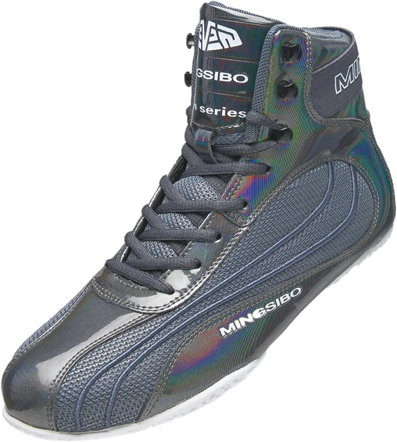 Men's Wrestling Shoes Breathable Non Slip Fashion Boxing Boots Comfortable Weightlifting Gym Sports Trainers