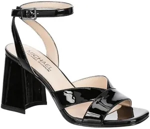 Michael By Michael Shannon Salma - Women's Patent Open Square Toe Strappy Heeled Sandals