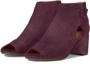 MOOMMO Women Open Toe Booties Sandals Heeled Cutout Peep Toe Summer Ankle Bootie Chunky Block Mid Heel Back Zipper Hollowed Dress Sandal Shoes 2.5" Heels Retro Elegant Office Party Comfort 4-11 M US