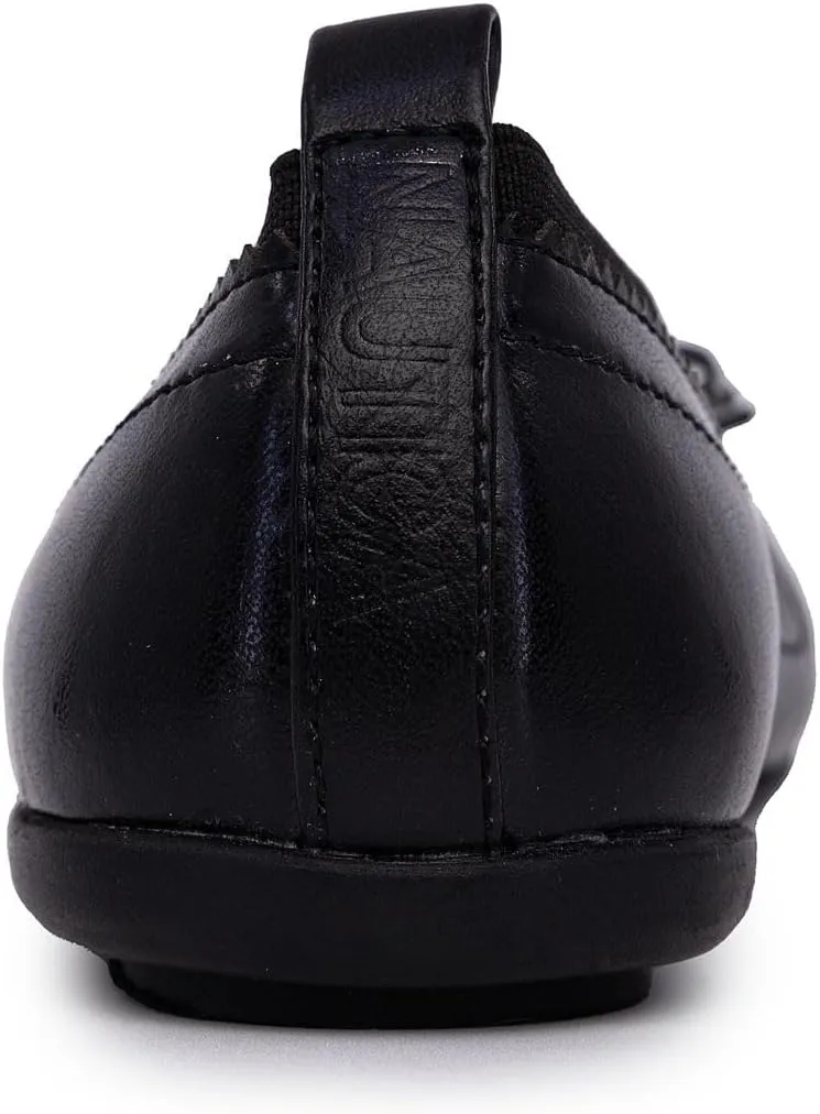 Nautica Girls' Dress Slip On Ballerina Flats – Mary Jane Ballet Fashion Shoes for Toddlers, Little Kids, and Big Kids – Lightweight & Comfortable