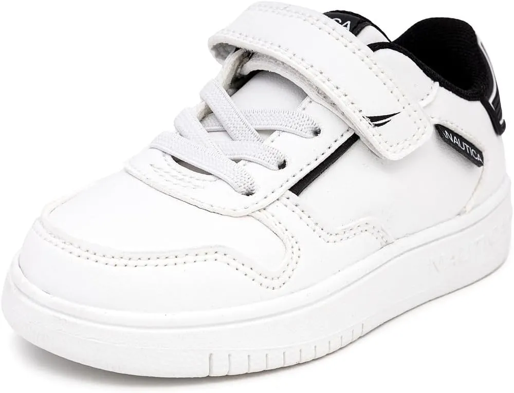 Nautica Kids Adjustable Strap Shoes | Comfortable Casual Sneakers for Boys and Girls, Toddlers & Little Kids -Almiana Boys