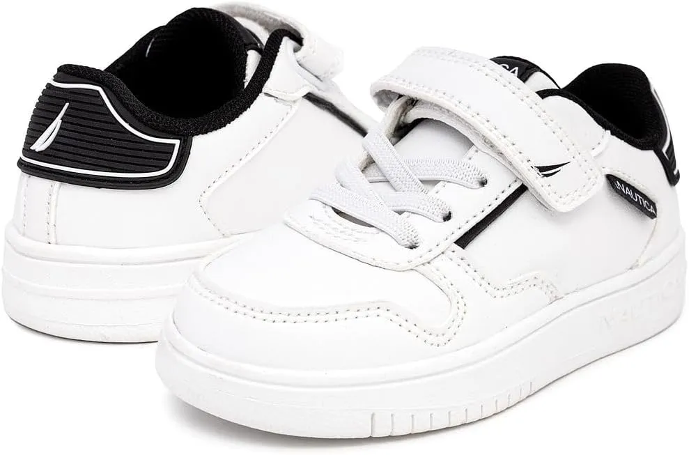 Nautica Kids Adjustable Strap Shoes | Comfortable Casual Sneakers for Boys and Girls, Toddlers & Little Kids -Almiana Boys