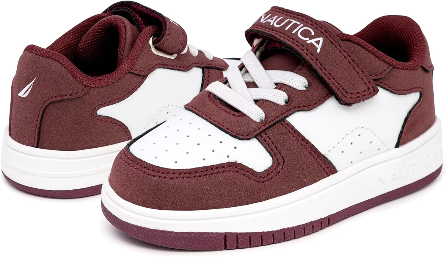 Nautica Kids Adjustable Strap Shoes | Comfortable Casual Sneakers for Boys and Girls, Toddlers & Little Kids