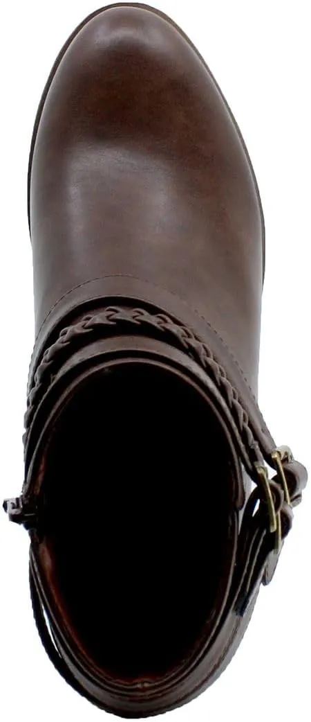Nautica Women's Ankle Boot with Side Zipper - Stylish Dress Boot for Women | Featuring a Low Heel, Chic Design, and Versatile Sizing | The Perfect Ankle Bootie for Dressy and Casual Occasions - Alara