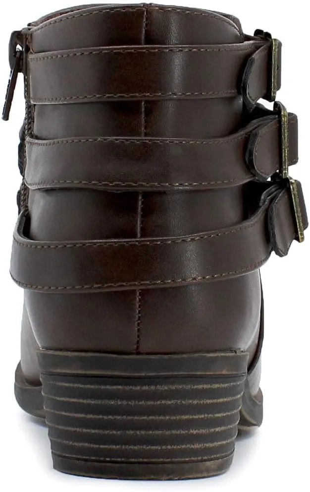 Nautica Women's Ankle Boot with Side Zipper - Stylish Dress Boot for Women | Featuring a Low Heel, Chic Design, and Versatile Sizing | The Perfect Ankle Bootie for Dressy and Casual Occasions - Alara