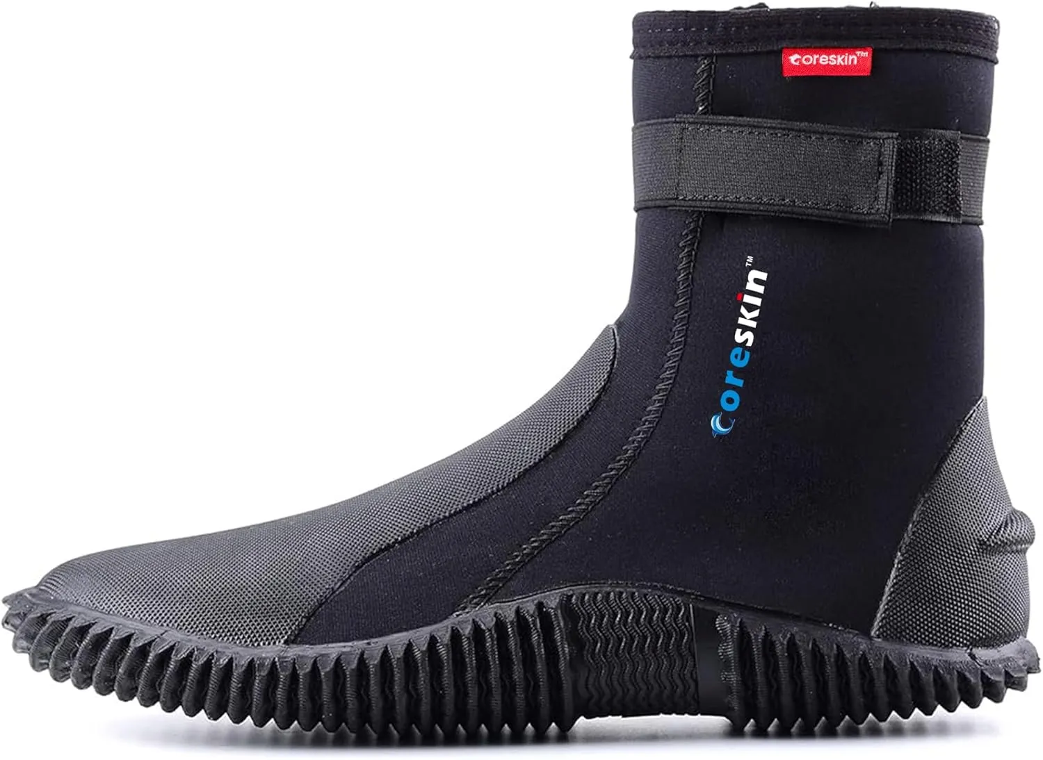 Neoprene Dive Boots Zippered Premium 3mm with Anti-Slip Sole for Water Sports
