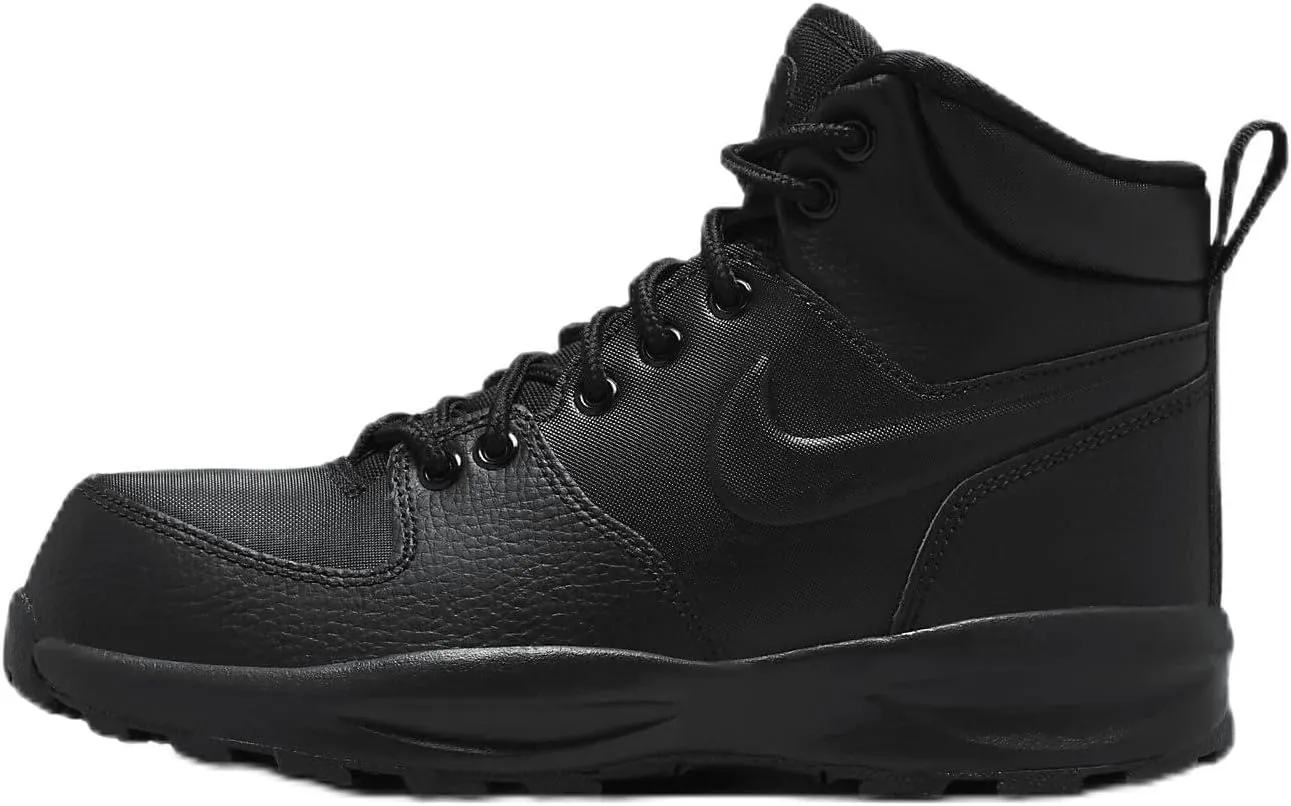 Nike Manoa Big Kids' Boots (HF0750-001, Black/Black/Black) Size 2