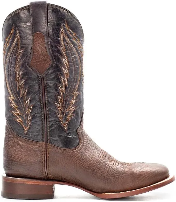 PBR Professional Bull Riders Originals. Men's Cowboy Boots in Genuine Bovine Leather. Rodeo Bulldog Western Boots Style. Pull-on Western Boots for Men.