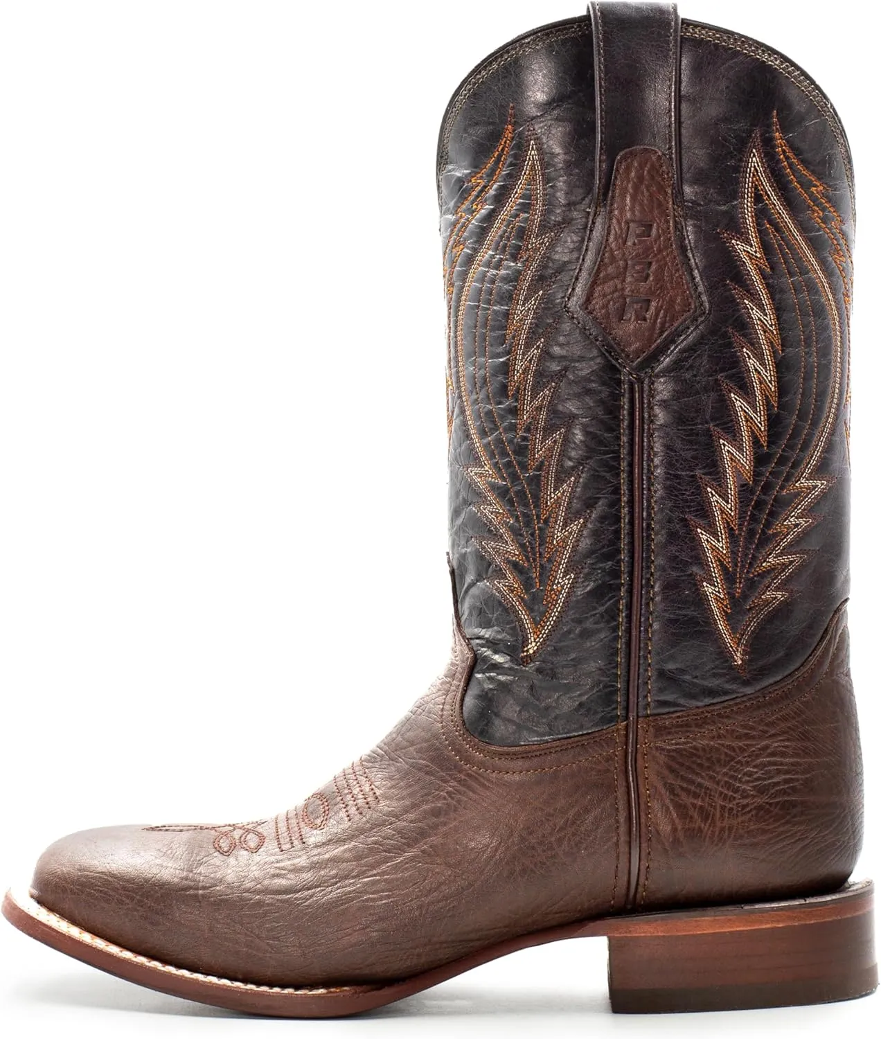 PBR Professional Bull Riders Originals. Men's Cowboy Boots in Genuine Bovine Leather. Rodeo Bulldog Western Boots Style. Pull-on Western Boots for Men.