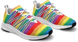 Pitovozu Camo Gay Pride Flag Sneaker Women Athletic Shoes Personalited Running Shoes Comfortable Sports Sneaker