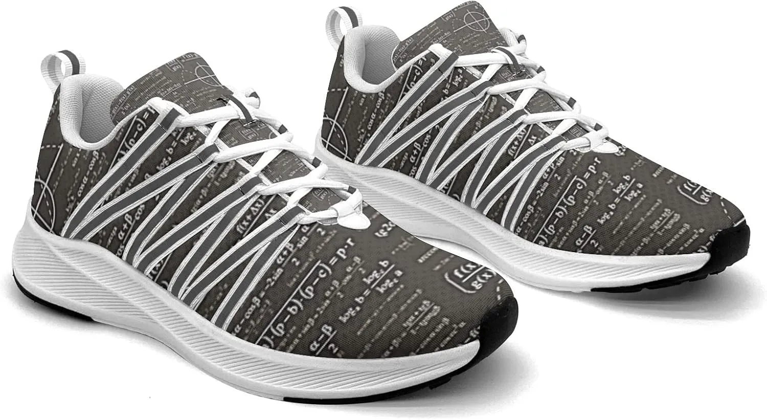 Pitovozu Math Equations Physics Science Sneaker Women Athletic Shoes Personalited Running Shoes Comfortable Sports Sneaker