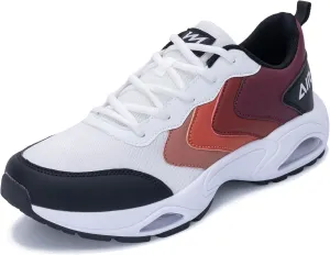Quseek Mens Athletic Running Shoes Tennis Walking Sneakers Lightweight Breathable for Gym Jogging Sports US 7-13