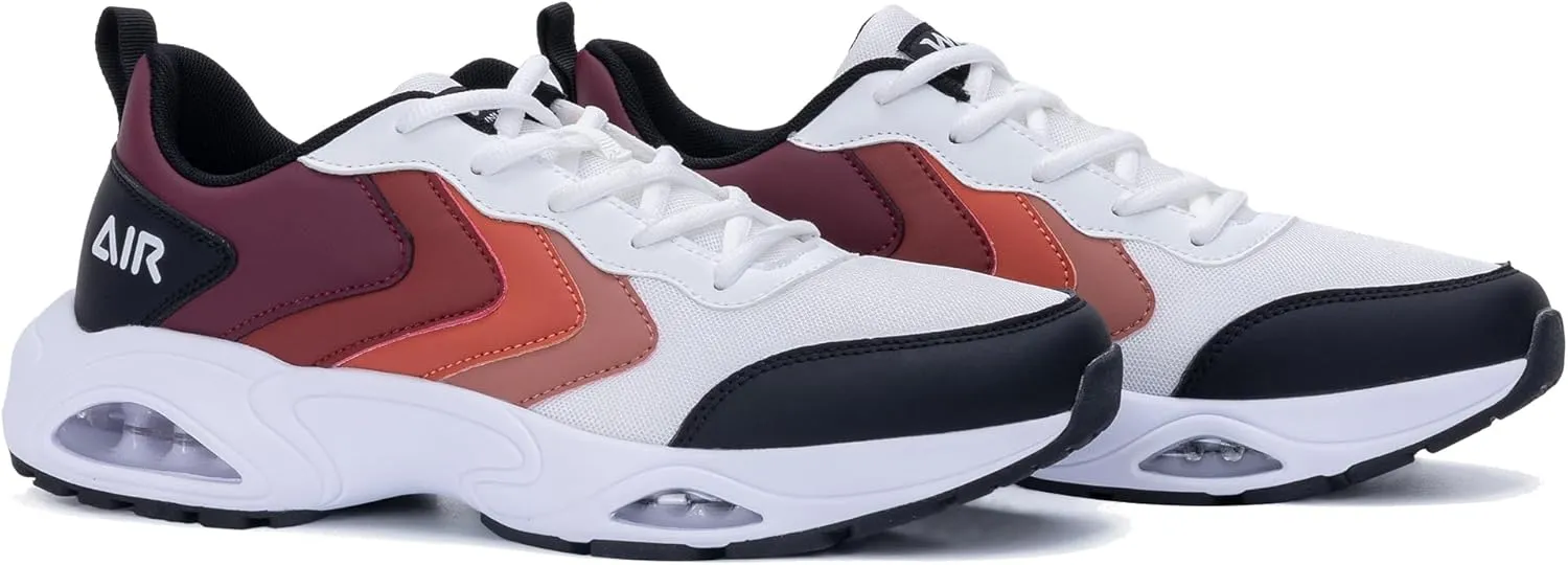 Quseek Mens Athletic Running Shoes Tennis Walking Sneakers Lightweight Breathable for Gym Jogging Sports US 7-13