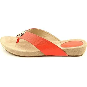 Racchel Open Toe Casual Flip Flops Coral Size 85