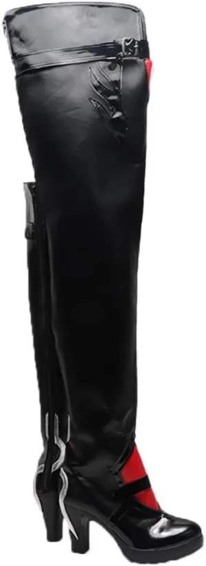 Raiden Bosenmori Mei Cosplay Shoes for Game Honkai: Star Rail Cos Halloween Women Men High Heel Custom Made Anime