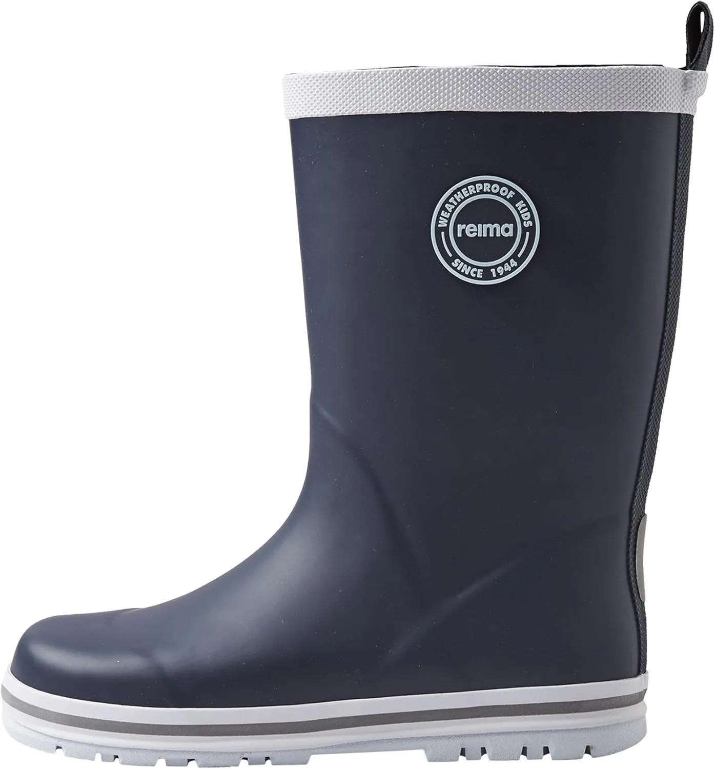 Reima Taika Kids Waterproof Outdoor Rain Boots for Girls & Boys, Navy Blue, 13/13.5 Little Kid