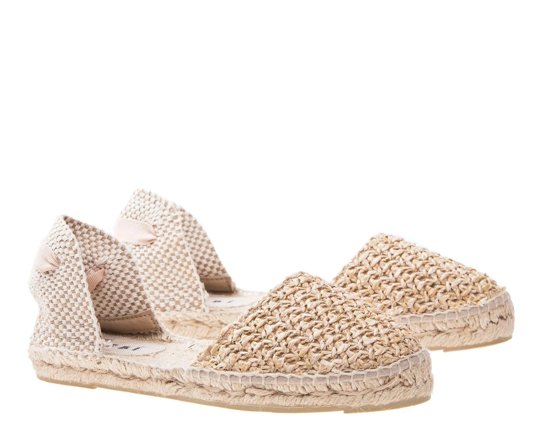 Resilient Raffia Sandals Net Flat Impressive variety Yucatan - -