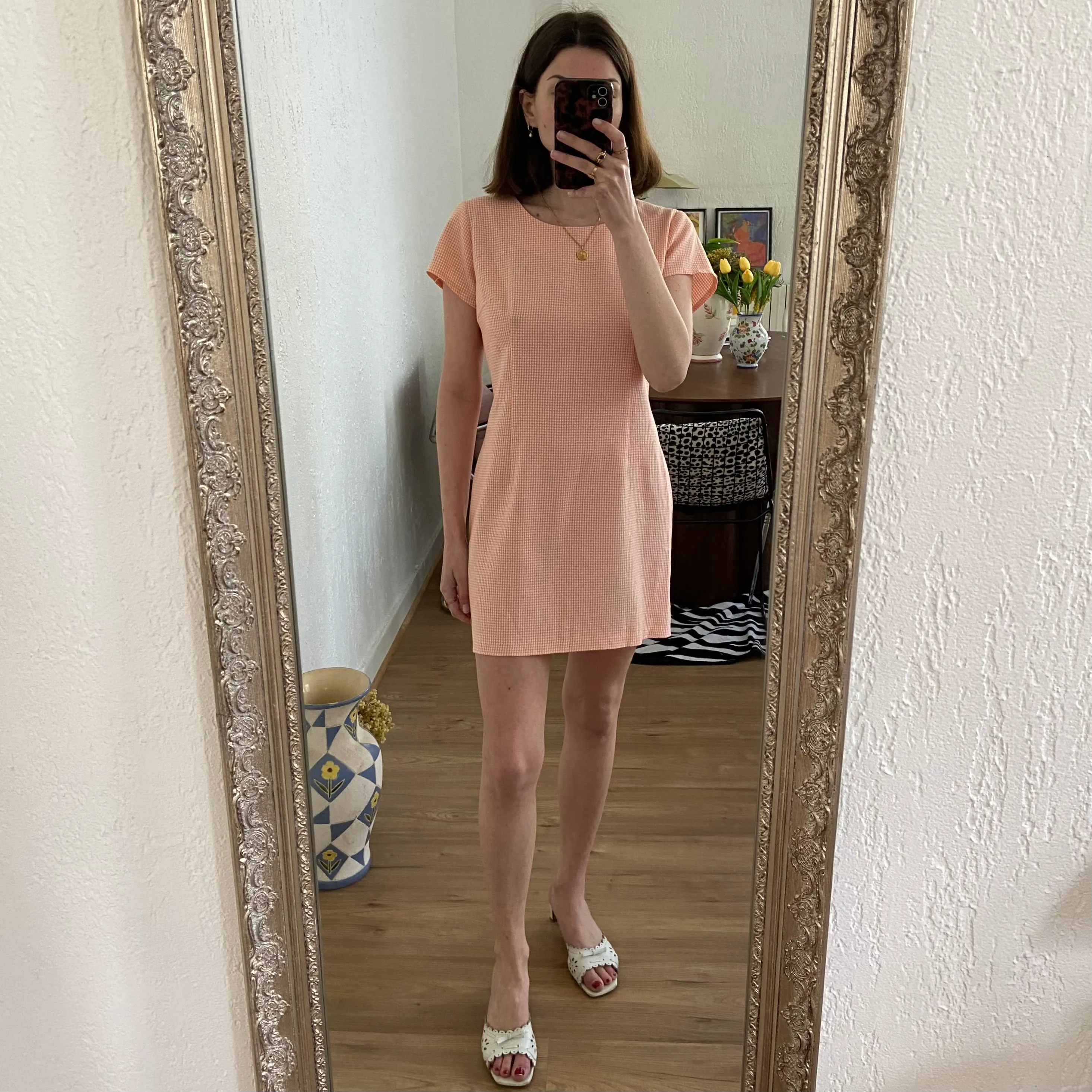 Robe mini imprimé vichy
