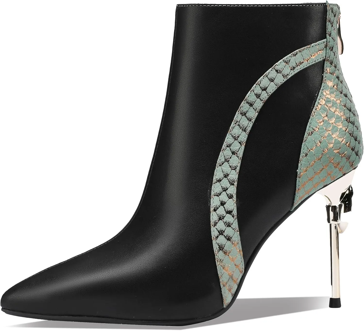 Sexy Dress Stiletto Booties for Women Pointed Toe Ankle Boots