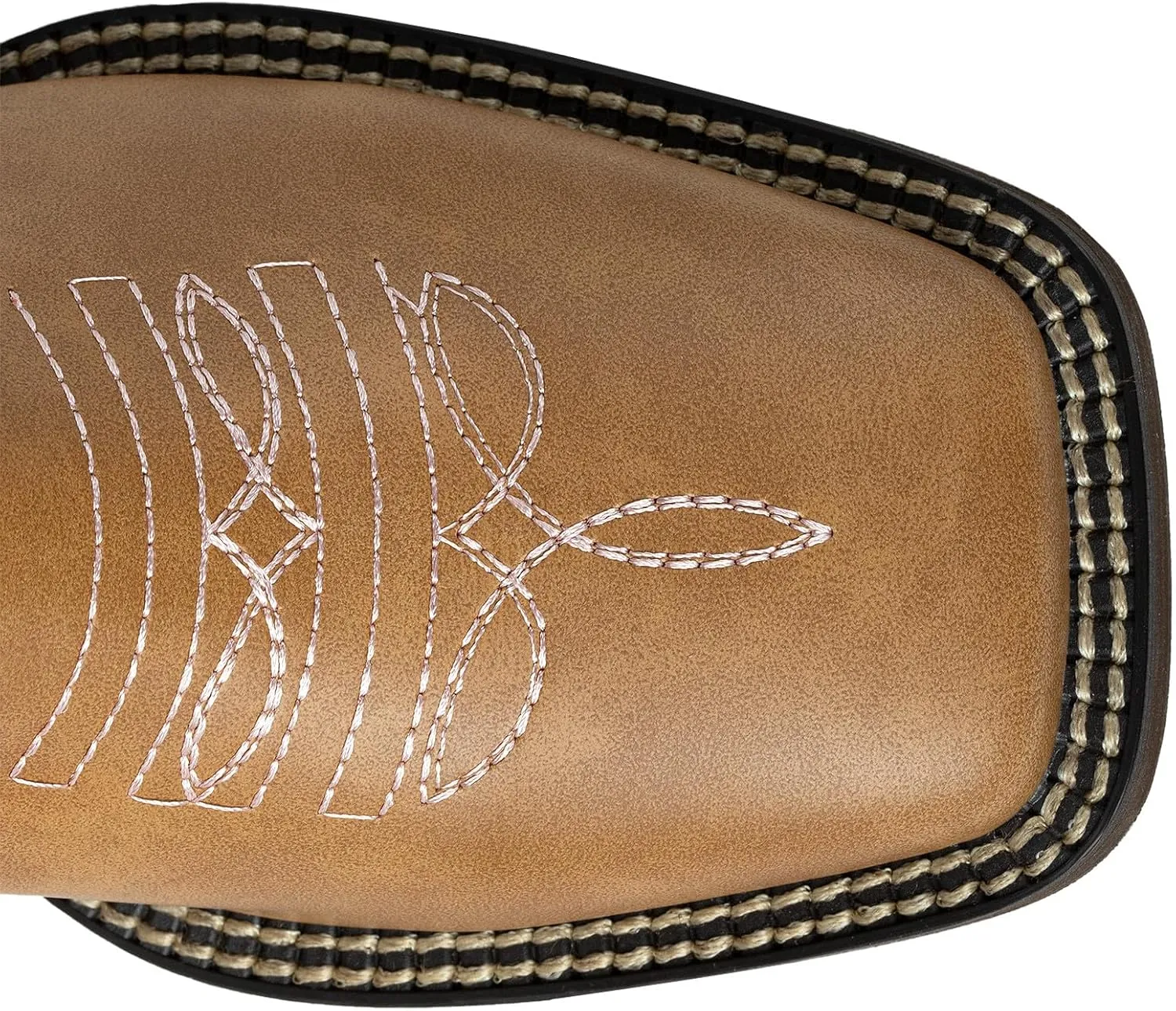 SheSole Cowboy Boots For Women Wide Square Toe Mid Calf Ladies Western Cowgirl Boots