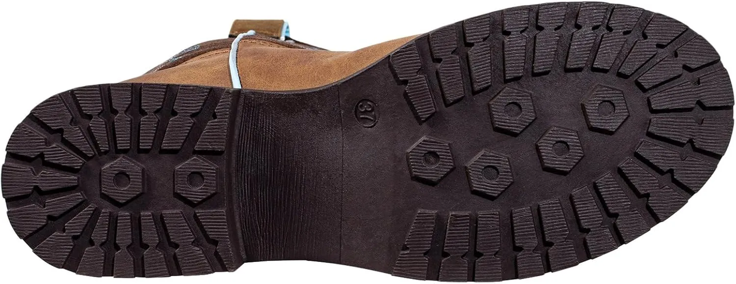 SheSole Ladies Western Cowboy Boots for Women Slip Resistant Cowgirl Work Boots Wide Calf Round Toe