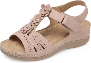 SHIBEVER Wedge Sandals for Women Dressy: Comfortable Summer Platform Casual Dress Women Sandal