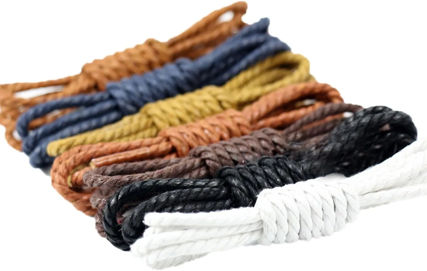 Shoelaces Dress Shoes For Boots Waxed Round Present Wrapping DIY Gift Rope Twine 2 Pair