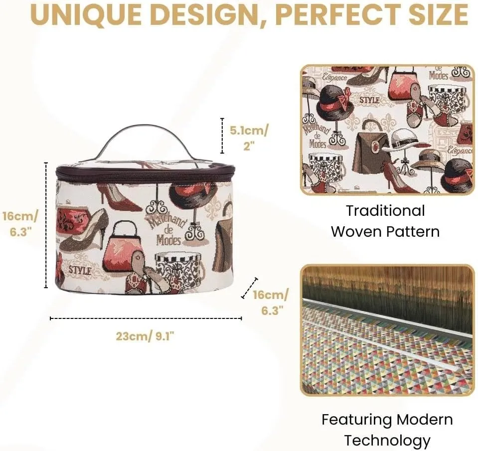 Signare Womens Vanity Bag/Toiletry Case/Make-Up Case, Available in 14 Designs