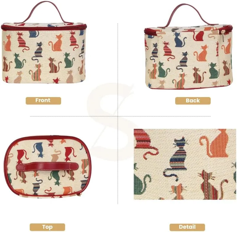 Signare Womens Vanity Bag/Toiletry Case/Make-Up Case, Available in 14 Designs