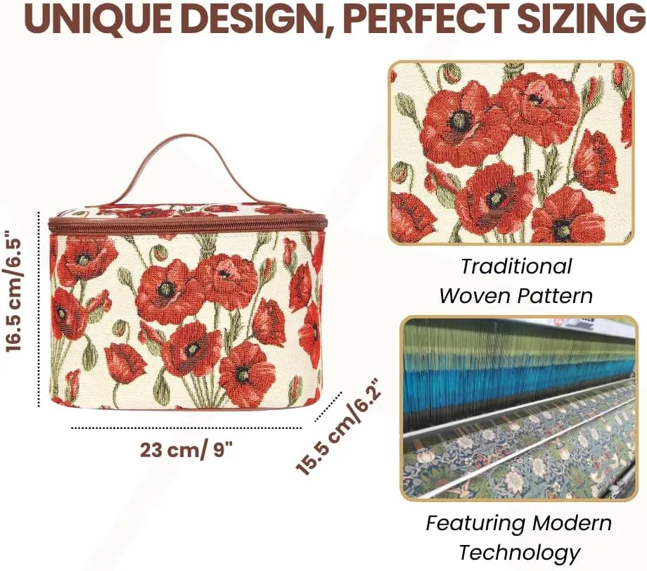 Signare Womens Vanity Bag/Toiletry Case/Make-Up Case, Available in 14 Designs