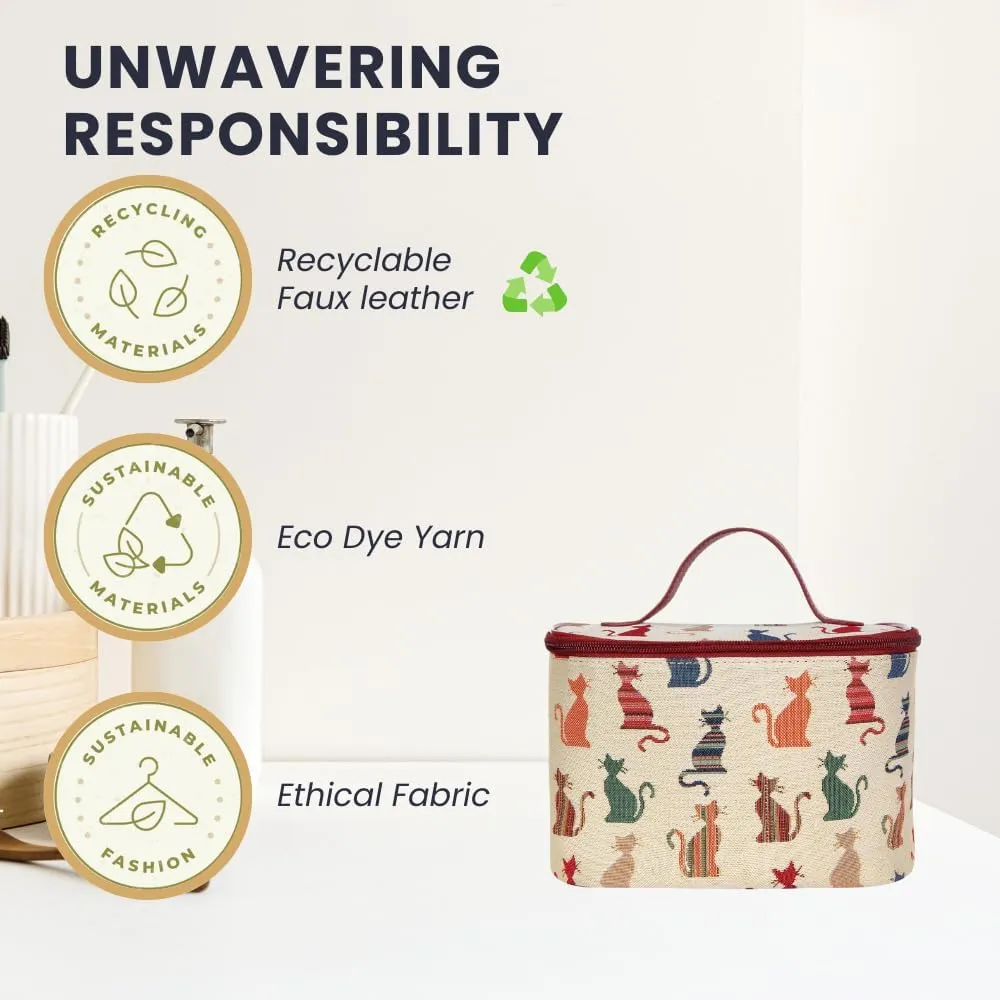 Signare Womens Vanity Bag/Toiletry Case/Make-Up Case, Available in 14 Designs