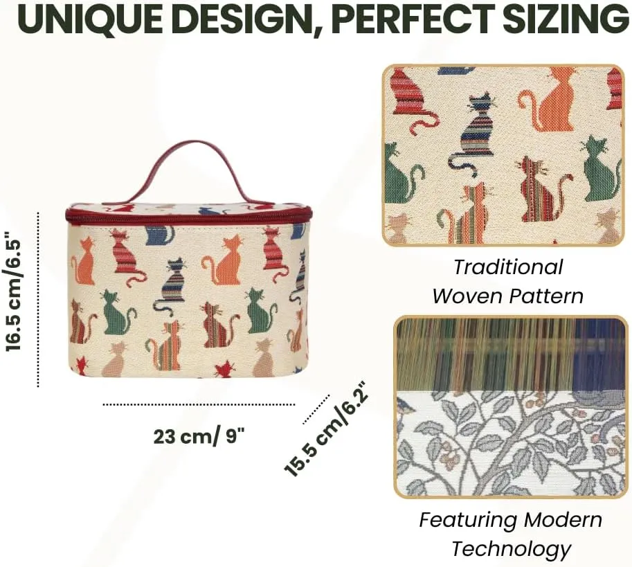 Signare Womens Vanity Bag/Toiletry Case/Make-Up Case, Available in 14 Designs