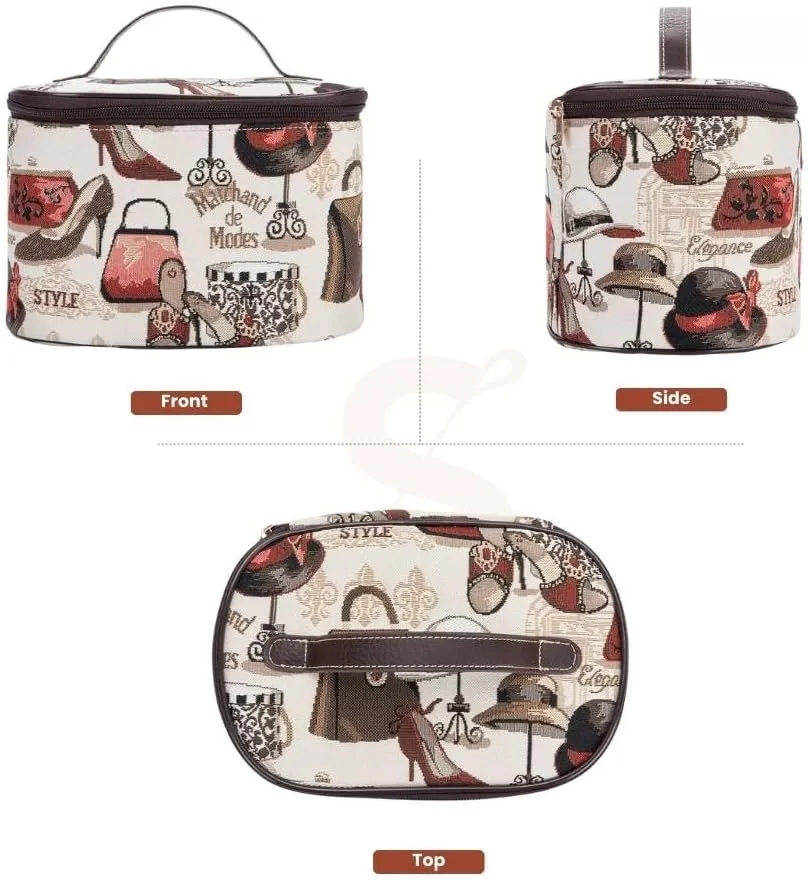 Signare Womens Vanity Bag/Toiletry Case/Make-Up Case, Available in 14 Designs